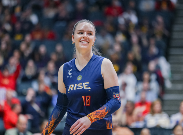 Grand Rapids Rise outside hitter Shannon Scully