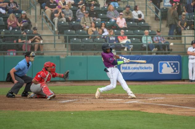 Tri-City Dust Devils at bat