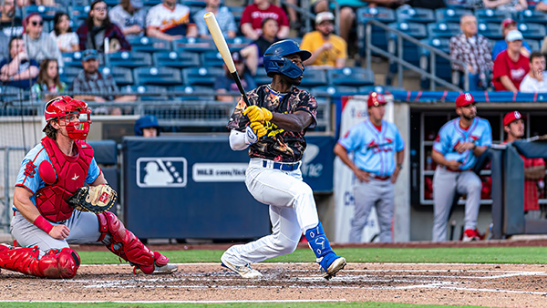 Tulsa Drillers' Bubba Alleyne at bat