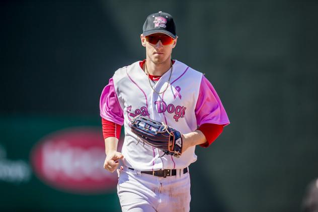 Portland Sea Dogs' pink jerseys for breast cancer awareness