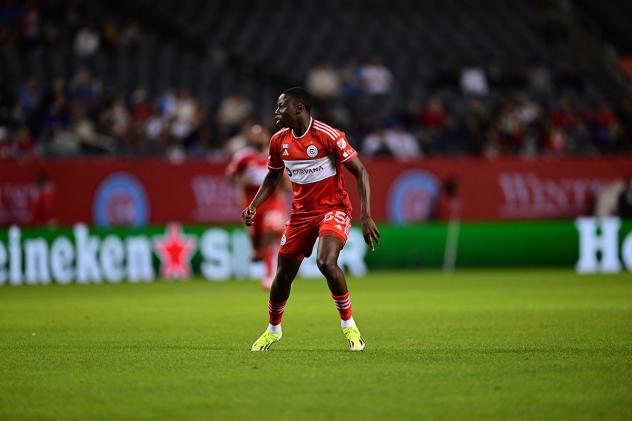 Chicago Fire FC winger Omari Glasgow