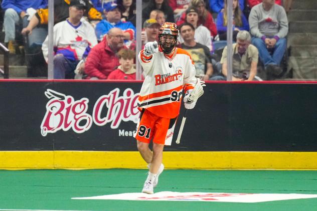Buffalo Bandits forward Kyle Buchanan