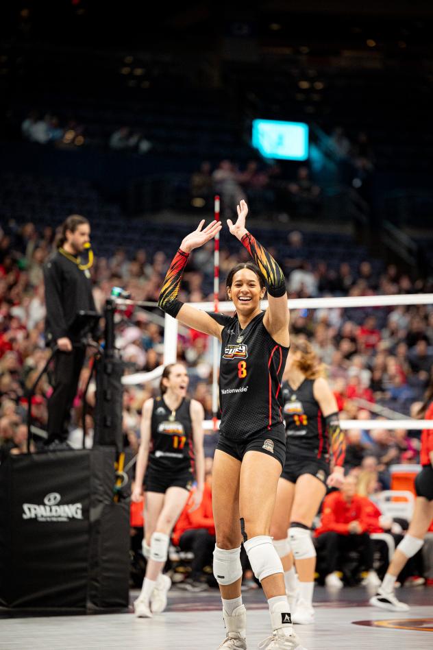 Columbus Fury outside hitter Reagan Cooper