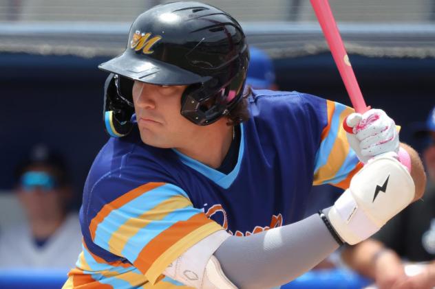 Montgomery Biscuits at bat