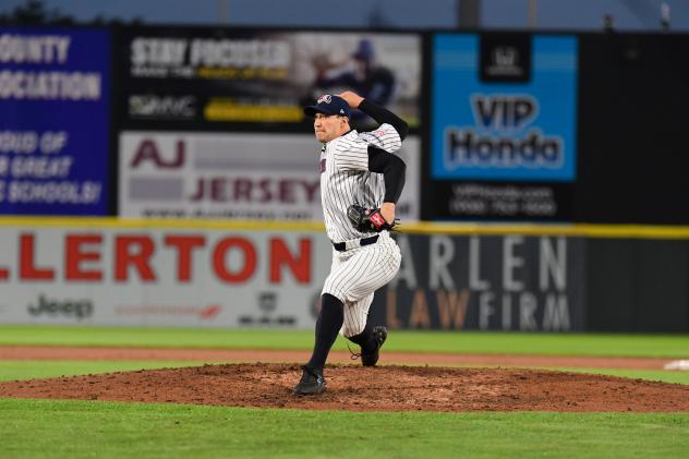 Somerset Patriots' Tommy Kahnle on the mound