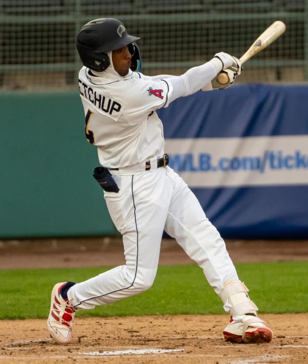 Tri-City Dust Devils shortstop Caleb Ketchup