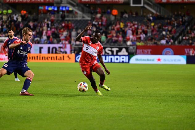 Chicago Fire FC winger Omari Glasgow