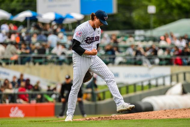 Somerset Patriots pitcher Blane Abeyta