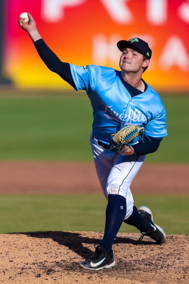 Columbia Fireflies' Logan Martin in action