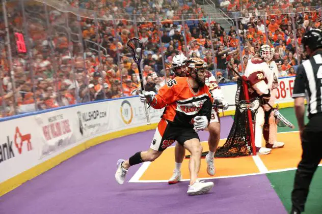 Buffalo Bandits' Chase Fraser in action