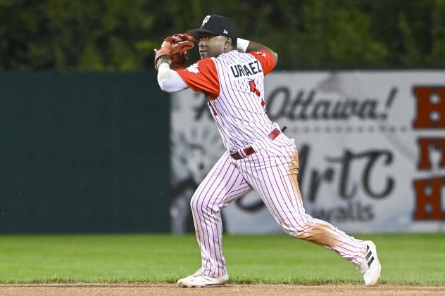 Ottawa Titans infielder Jackie Urbaez
