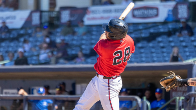 Mississippi Braves catcher Drake Baldwin