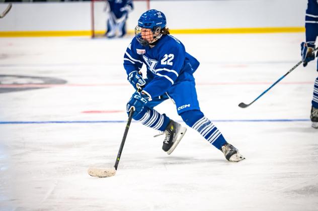 Forward Blake Chorney with the Northern Alberta Xtreme