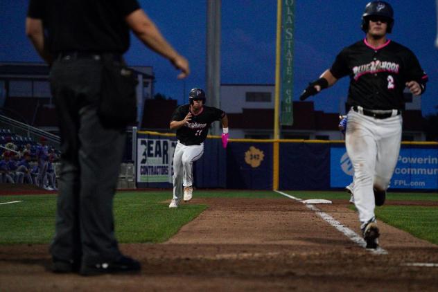 Pensacola Blue Wahoos in action