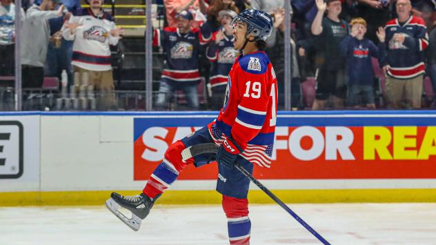 Saginaw Spirit's Zayne Parekh on game night