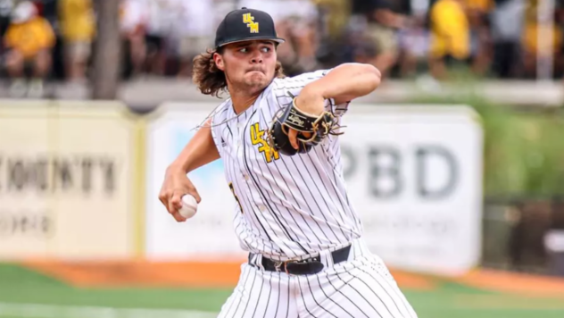 Pitcher Landon Harper with the University of Southern Mississippi
