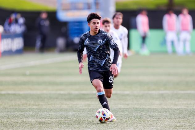 Tacoma Defiance midfielder Chris Aquino
