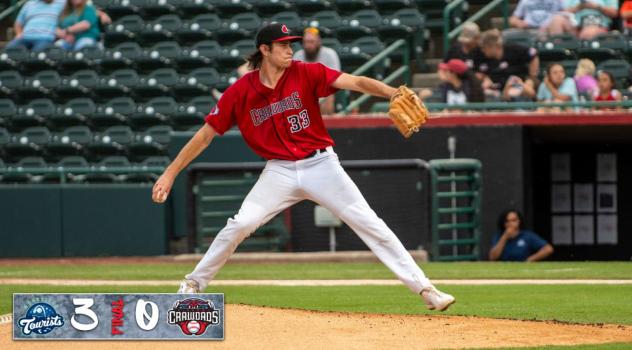 Hickory Crawdads pitcher Aidan Curry