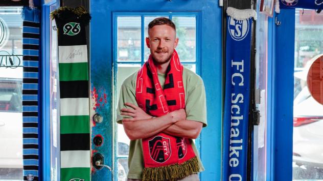 St. Louis CITY SC midfielder Cedric Teuchert