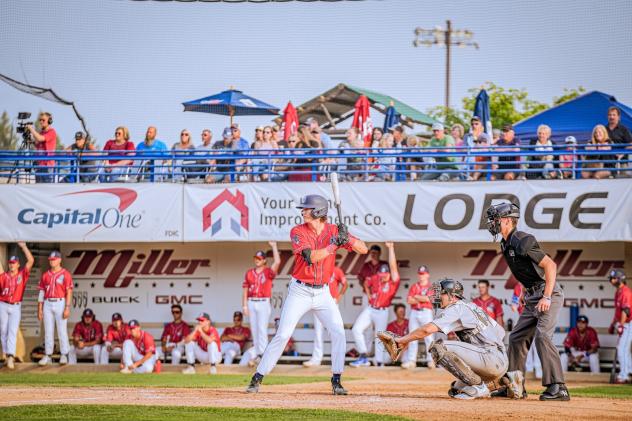St. Cloud Rox' Sawyer Smith at bat