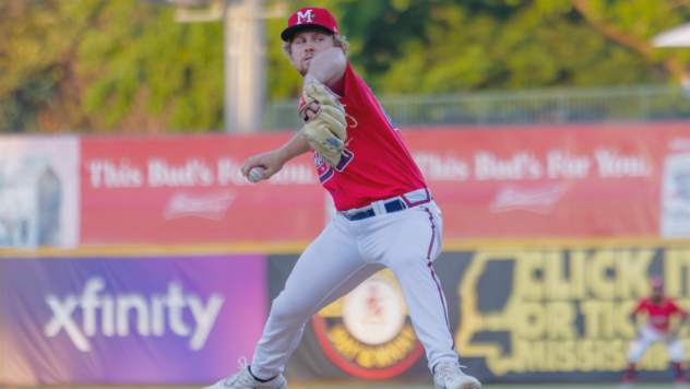 Mississippi Braves pitcher Spencer Schwellenbach