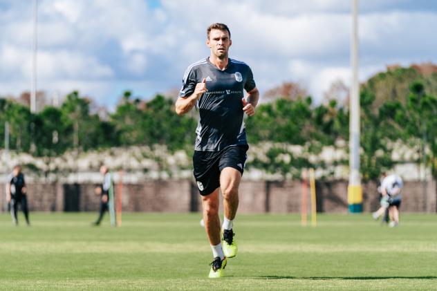 Defender Nick DePuy with Nashville SC