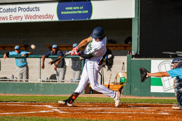 Wausau Woodchucks' Max Galvin at bat