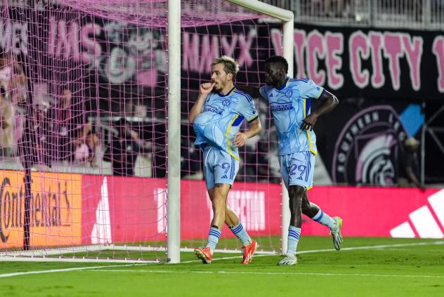 Atlanta United's Saba Lobjanidze and Jamal Thiaré on game night