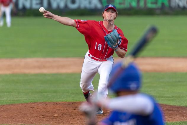 St. Cloud Rox' Tommy Gross in action