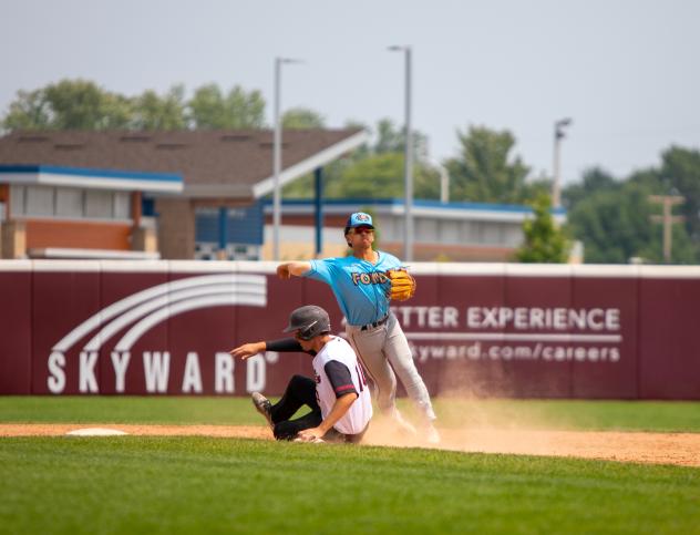 Wausau Woodchucks' Drew Barragan in action