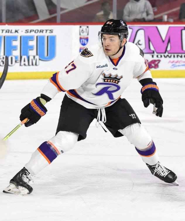 Reading Royals defenseman Kenny Johnson