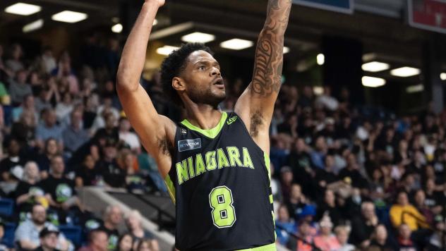 Niagara River Lions' Antonio Davis on game night