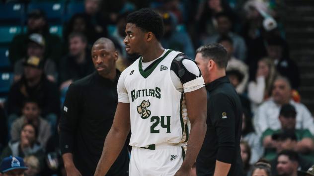 Saskatchewan Rattlers' Somto Dimanochie on game night