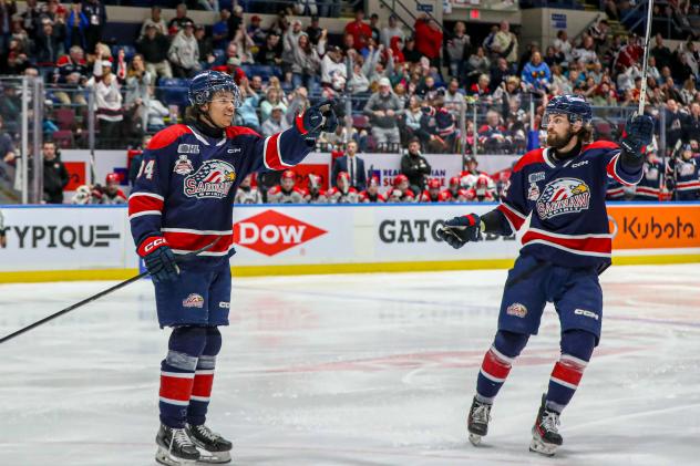 Saginaw Spirit on game night