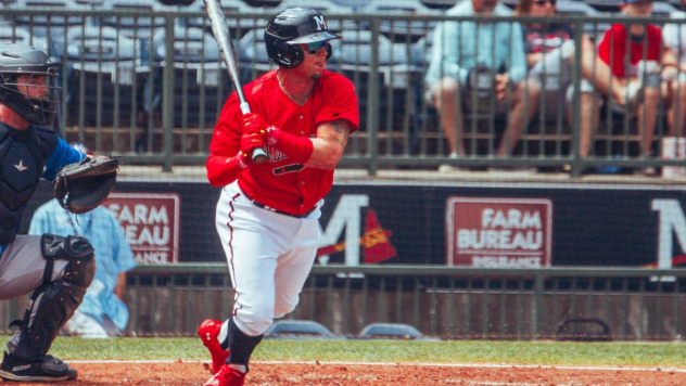 Mississippi Braves at bat