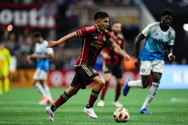 Atlanta United with possession vs. Charlotte FC