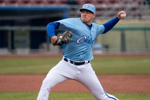 Omaha Storm Chasers pitcher Walter Pennington