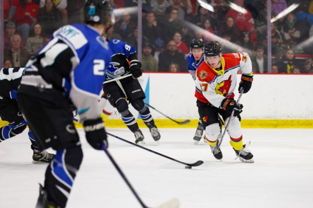 New Mexico Ice Wolves forward Ryan Seelinger