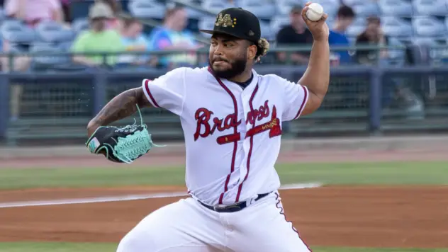 Mississippi Braves pitcher Luis De Avila