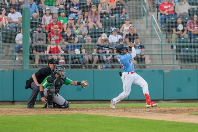 Tri-City Dust Devils designated hitter Cam Williams