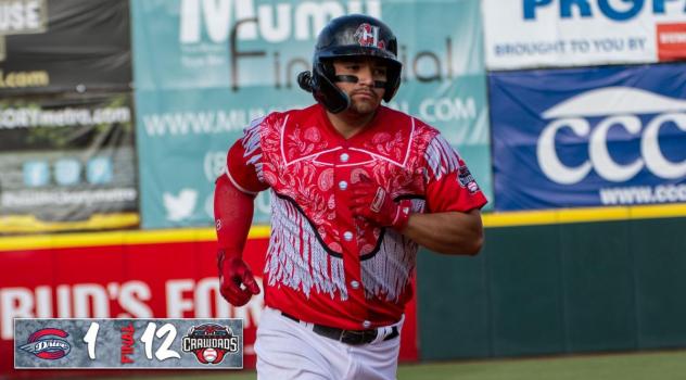 Alejandro Osuna of the Hickory Crawdads