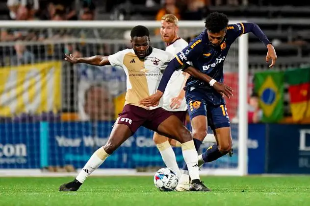 Detroit City FC defends against Rhode Island FC