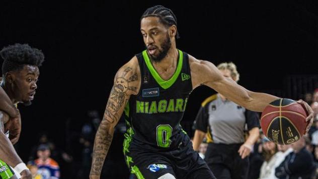 Jahvon Blair of the Niagara River Lions