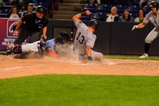 Somerset Patriots' Grant Richardson on game night