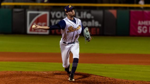 Montgomery Biscuits deliever a pitch