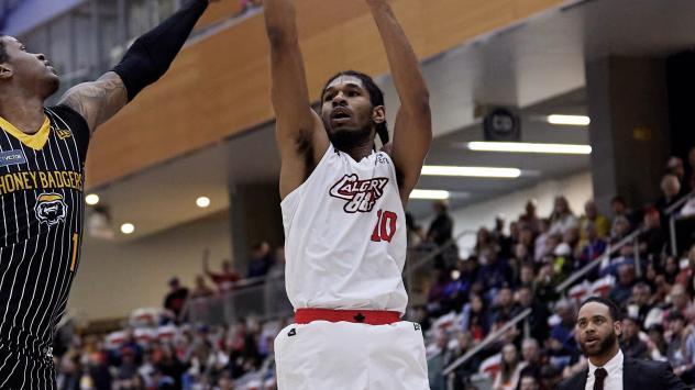 Calgary Surge forward Justin Lewis