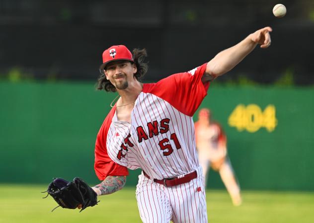 Ottawa Titans pitcher Grant Larson