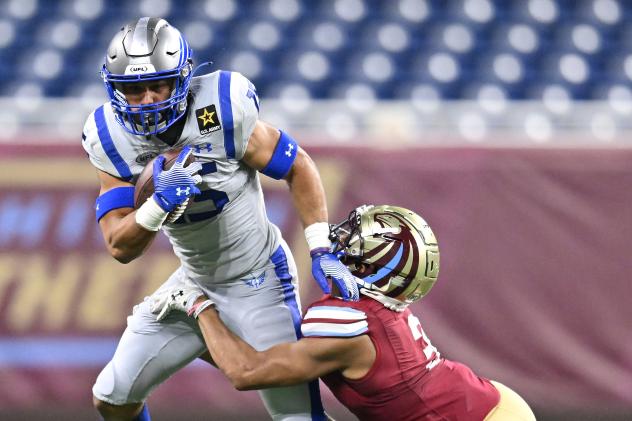 St. Louis Battlehawks running back Jacob Saylors vs. the Michigan Panthers