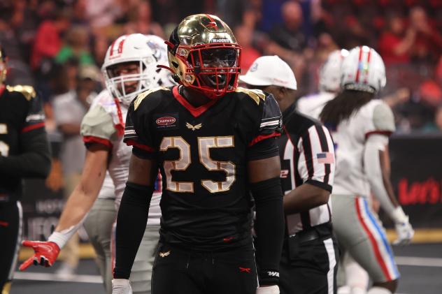 Vegas Knight Hawks linebacker Makel Calhoun