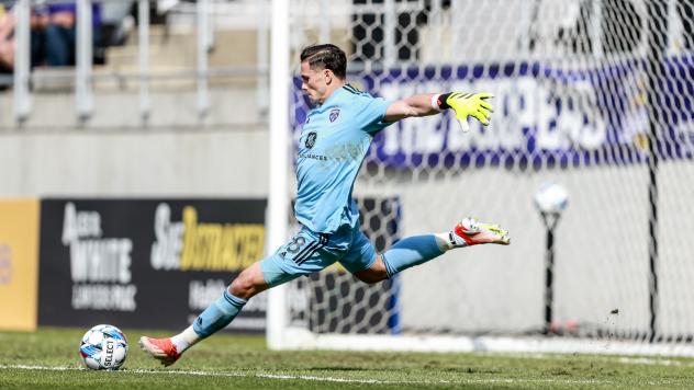 Louisville City FC goalkeeper Damian Las